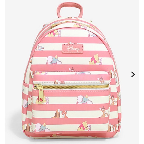 Loungefly Handbags - LOUNGEFLY Disney best friends stripe mini backpack